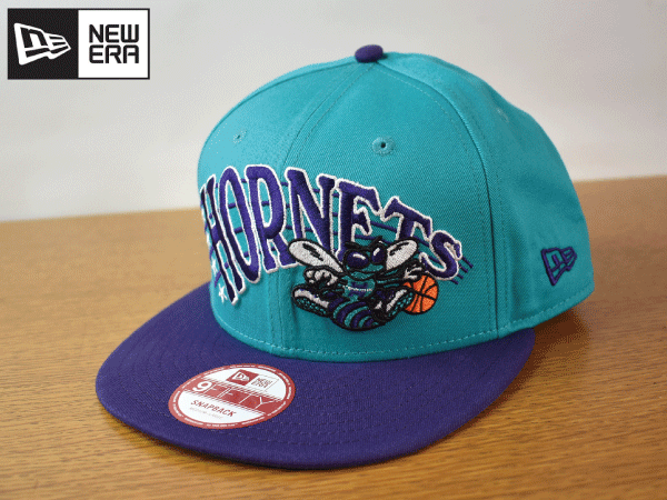 1円スタート!【未使用品】(M-Lフリーサイズ)NEW ERA 9FIFTY CHARLOTTE HORNETS ホーネッツ ニューエラ キャップ 帽子 男女兼用 K59