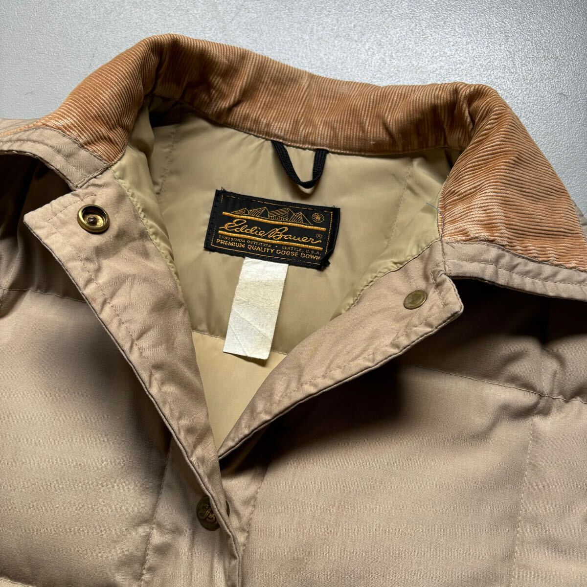 80s Eddie Bauer snap-jac down jacket “made in USA” 80年代 80s Eddie Bauer snap-jac down jacket “made in USA” 80年代
