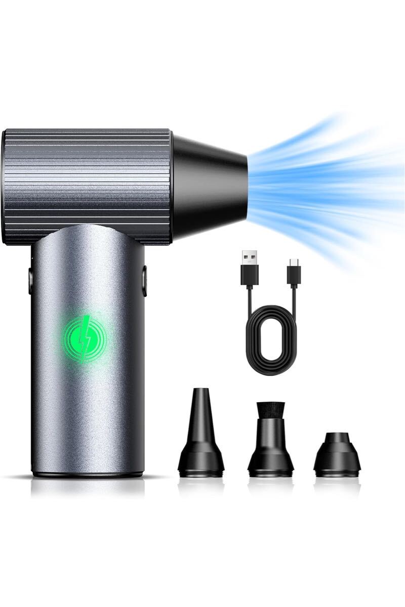 COSANO エアダスター 電動エアダスター 強力ブロワー 充電式電気エアダスター - スーパージェットファンブロワー300000
