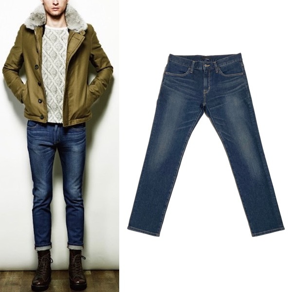 一度着2.9万 ジュンハシモト SLIM STRAIGHT　デニム パンツ ジーンズ　junhashimoto　　　AKM 1piu1uguale3
