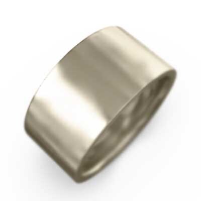 100%正規品 メンズ リング 平打ち シンプル 大 約9mm幅 k10イエローゴールド ゴールド