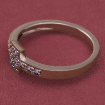 リング k10ピンクゴールド アメジスト(紫水晶) 2月の誕生石