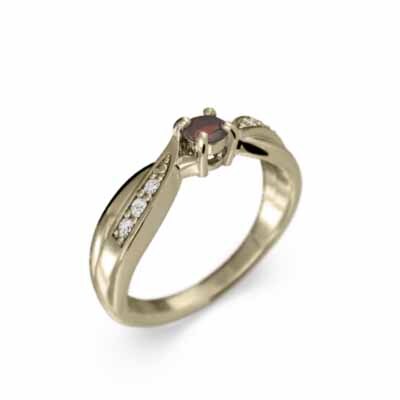 ランキング2024 オーダーメイド 天然ダイヤモンド ガーネット k10 にも 結婚指輪 ガーネット