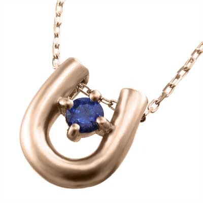 10kピンクゴールド ペンダント ネックレス サファイア(青) トライアングル ピンクサファイア ネックレス レディース K10⁄K18
