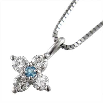 プラチナ900 クロス ジュエリー チェーン ペンダント ブルー プラチナ900 クロス ジュエリー チェーン ペンダント ブルー