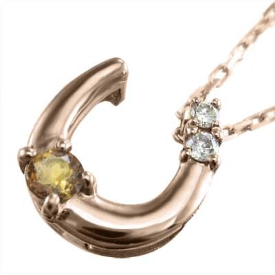 【売り切り御免!】 黄水晶)シトリン 天然ダイヤモンド ジュエリー ネックレス ゴールド