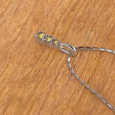 激安先着 ペンダント ネックレス 3ストーン シトリン(黄水晶) 11月誕生石 その他