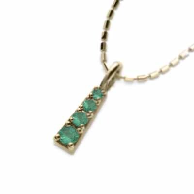 ペンダント ネックレス エメラルド K10