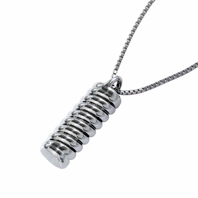 チェーン ペンダント Pt900 地金 中抜き無(wú)し コイル狀