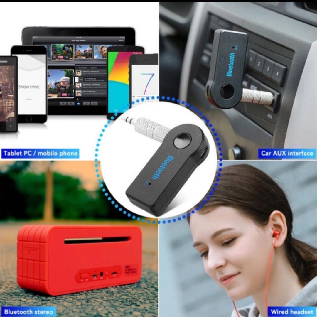 8個　Bluetooth レシーバー　AUX接続 3.5mm端子　音楽再生