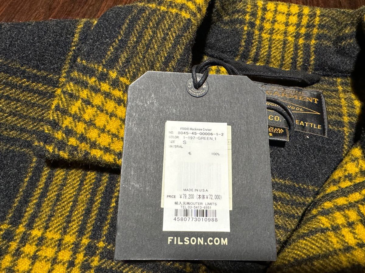 稀少 限定版 FILSON Mackinaw Wool Cruiser Jacket フィルソン 稀少 限定版 FILSON Mackinaw Wool Cruiser Jacket フィルソン