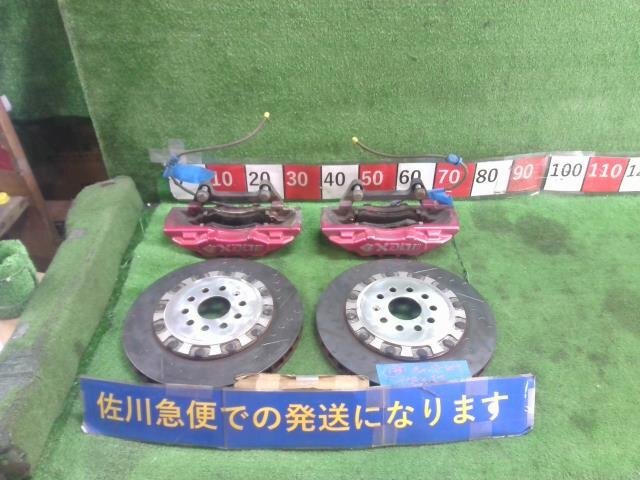 アウディ TT クーペ2.0TFSI 8JBWA 左右 フロント キャリパー ローターセット 社外品 6POTキャリパー 2ピースローター 固著無し 現(xiàn)狀販売