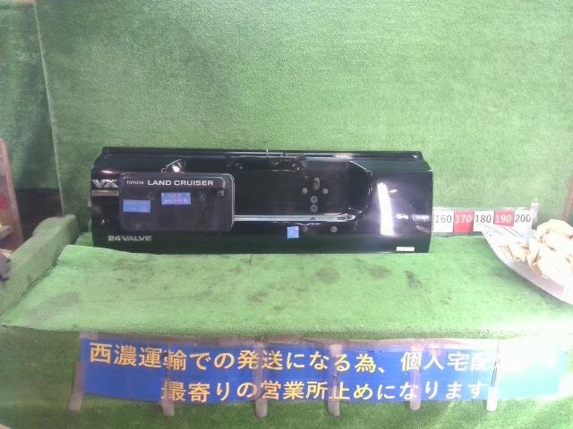 トヨタ 80ランクル VX LTD 最終型 HDJ81V バックドア 下側 カメラ付 再塗装品（ゴミ混入有） 全体板金跡 ナンバー灯取付腐食 ★個宅不可★