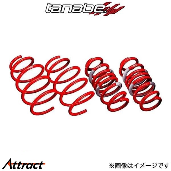 タナベ DF210 ダウンサス 1台分 フーガ Y51 Y51DK TANABE サスペンション スプリング