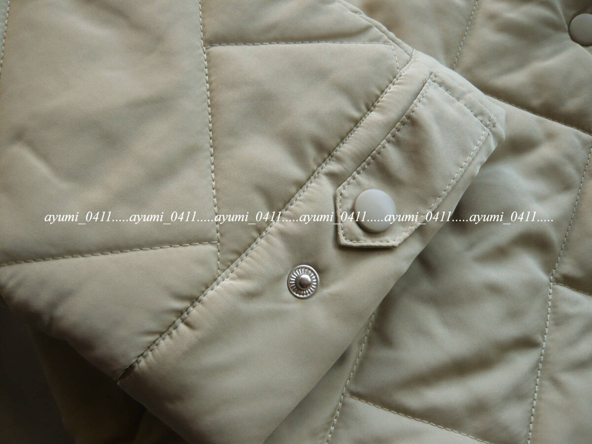 * unused *URBAN RESEARCH Urban Research / beige *2WAY with a hood .& no color easy cotton inside quilting coat / lavatory */ free 