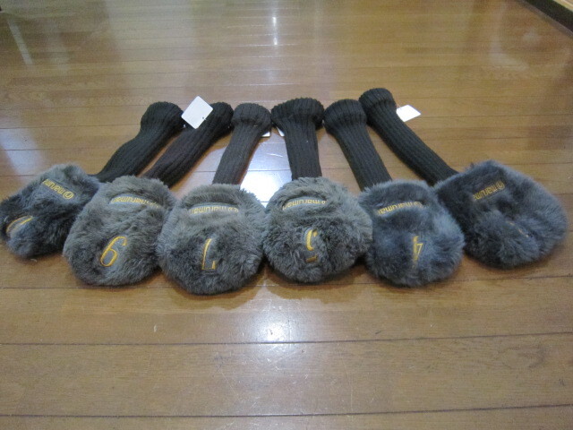 maruman　マルマン　ドライバー　ウッド　ユーティリティ　ゴルフクラブ ヘッドカバー １，４，５、７、９、Uの6本セット　A１８５_画像9