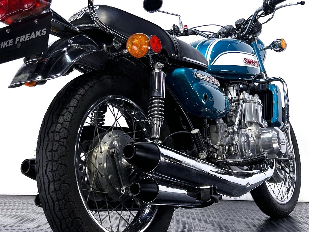 スズキGT750、エンピツマフラー GT750えんぴつマフラー