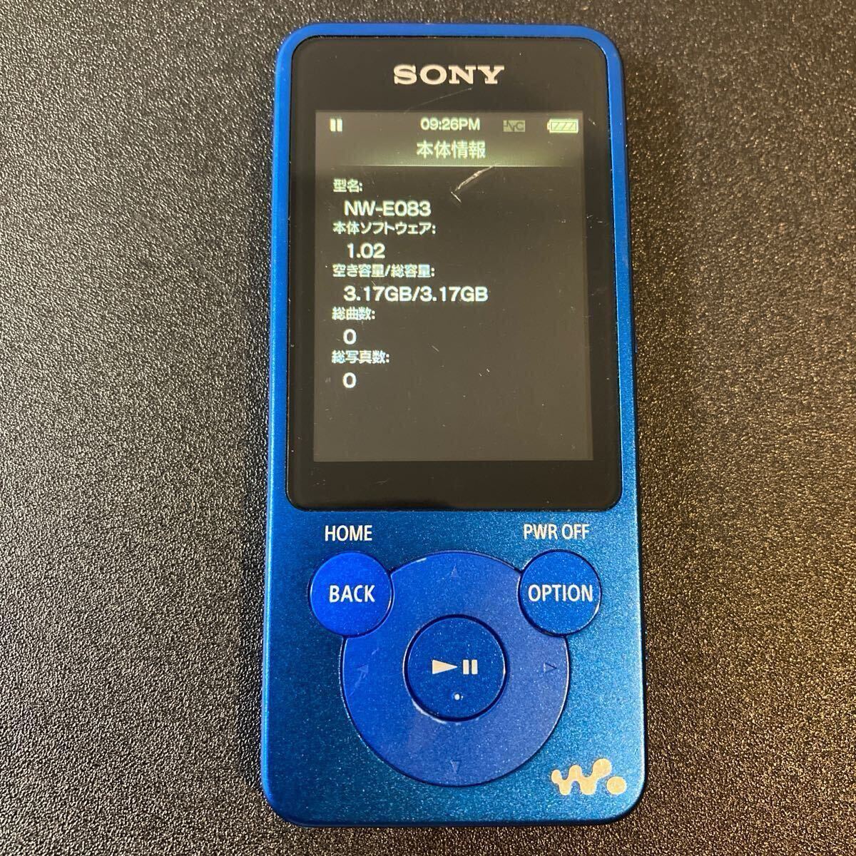 SONY Sony WALKMAN Walkman NW-S14/ NW-E083/ NW-S14 control ①