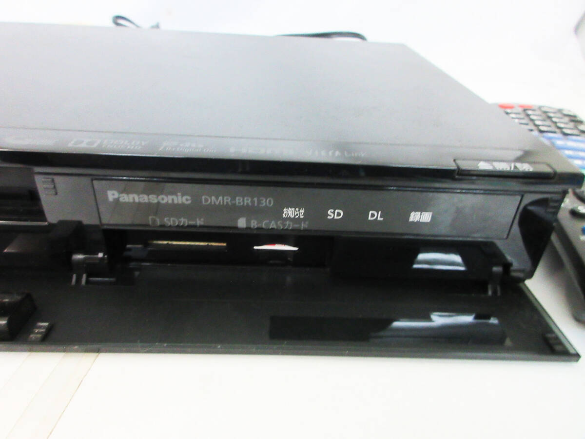 G3208[ Blue-ray магнитофон ]Panasonic DMR-BR130* Panasonic HDD установка Hi-Vision Blue-ray диск магнитофон * с дистанционным пультом * рабочий товар 