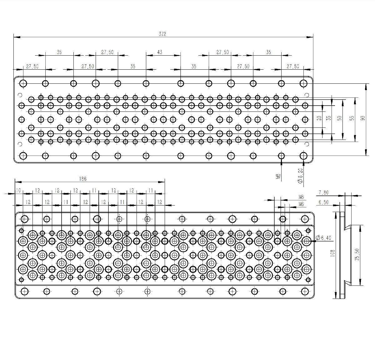 AU021-LOSMONDAY standard 372mm wide type have rattling multi platform Yupack uniform carriage 700 jpy 