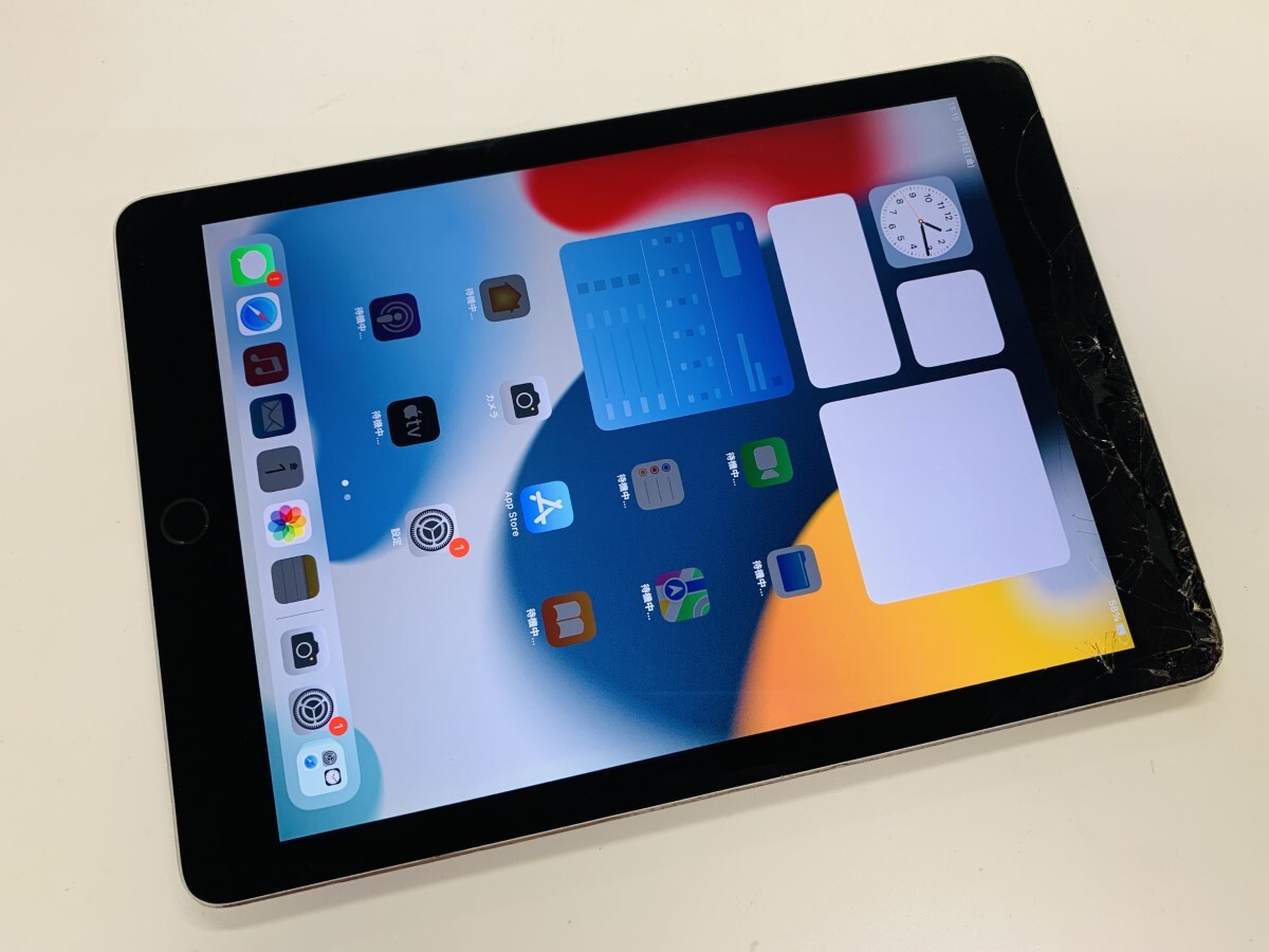 ★送料無料★ジャンク★au★A1567 iPad Air 2 Wi-Fi + Cellular 64GB★グレイ★0034270000002★SYS★11/01