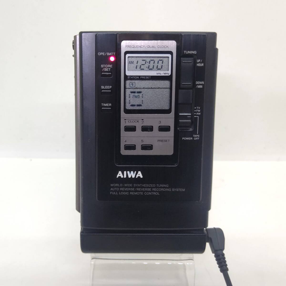 希少 HS-JX30 AIWA ポータブルカセットプレーヤー cassetteboy 希少 HS-JX30 AIWA ポータブルカセットプレーヤー cassetteboy