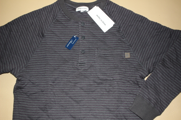 286-M167☆新品 ミラショーン mila schon 【М】　ヘンリーネック中わた入り長袖・ルームウエアー ・カジュアルウエアー日本製_画像1