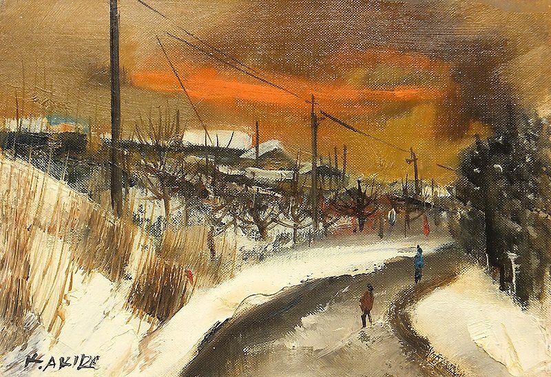 絵画 小松明 帰り道 油絵 油彩 SM 絵画 小松明 帰り道 油絵 油彩 SM 2025年最新】Yahoo