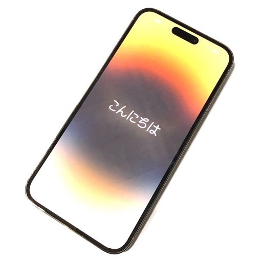 1円 SIMフリー Apple iPhone 14 Pro MAX 128GB ゴールド MQ983J/A A2893