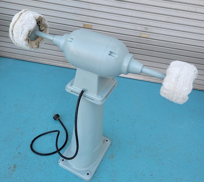 ○○中古 下村電友舎 SB-750L 両頭バフグラインダー 専用架台 ○○中古 下村電友舎 SB-750L 両頭バフグラインダー 専用架台