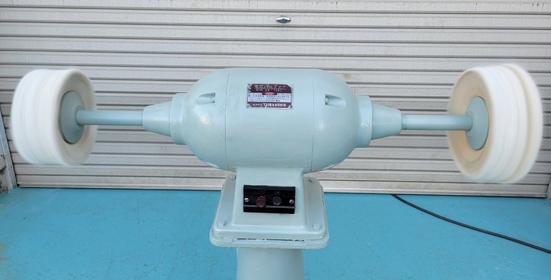 ○○中古 下村電友舎 SB-750L 両頭バフグラインダー 専用架台 ○○中古 下村電友舎 SB-750L 両頭バフグラインダー 専用架台