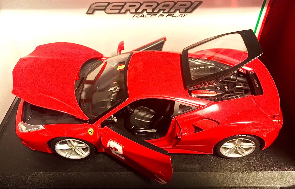 送料無料 Burago製 1/18 フェラーリ 488GTB 2号車 アニメ MF 送料無料 Burago製 1/18 フェラーリ 488GTB 2号車 アニメ MF