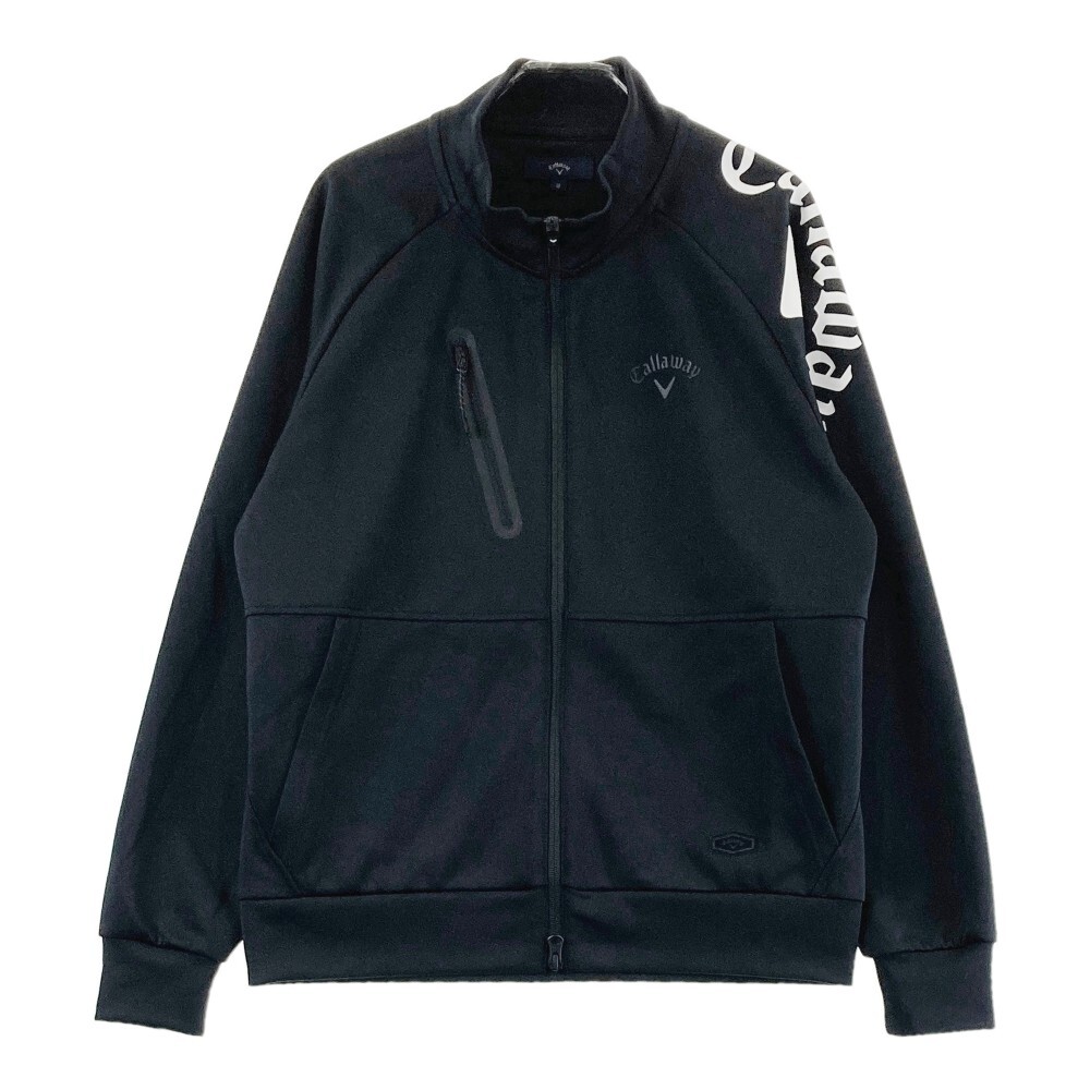 CALLAWAY キャロウェイ 2023年モデル 長袖ジップジャケット ブラック系 M [240101320196] ゴルフウェア メンズ