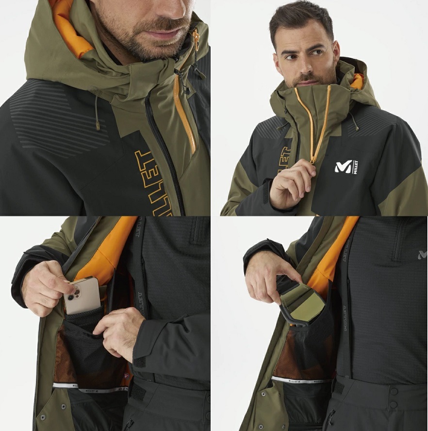 Millet ミレー スノーバシン ジャケット 日本Sサイズ グリーン Millet ミレー スノーバシン ジャケット 日本Sサイズ グリーン