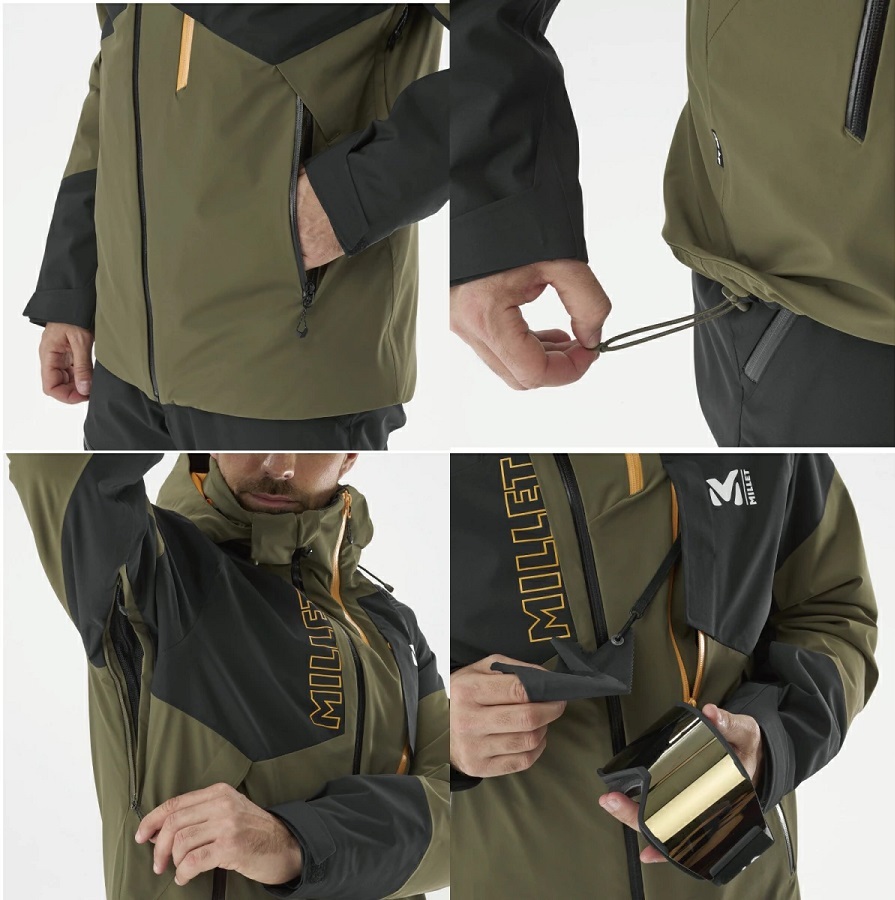 Millet ミレー スノーバシン ジャケット 日本Sサイズ グリーン Millet ミレー スノーバシン ジャケット 日本Sサイズ グリーン
