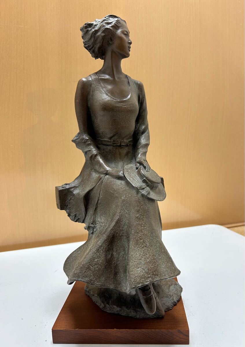 GINZA絵画館】木内 克 テラコッタ彫刻像「裸婦」共箱・楽しめ GINZA絵画館】木内 克 テラコッタ彫刻像「裸婦」共箱・楽しめ
