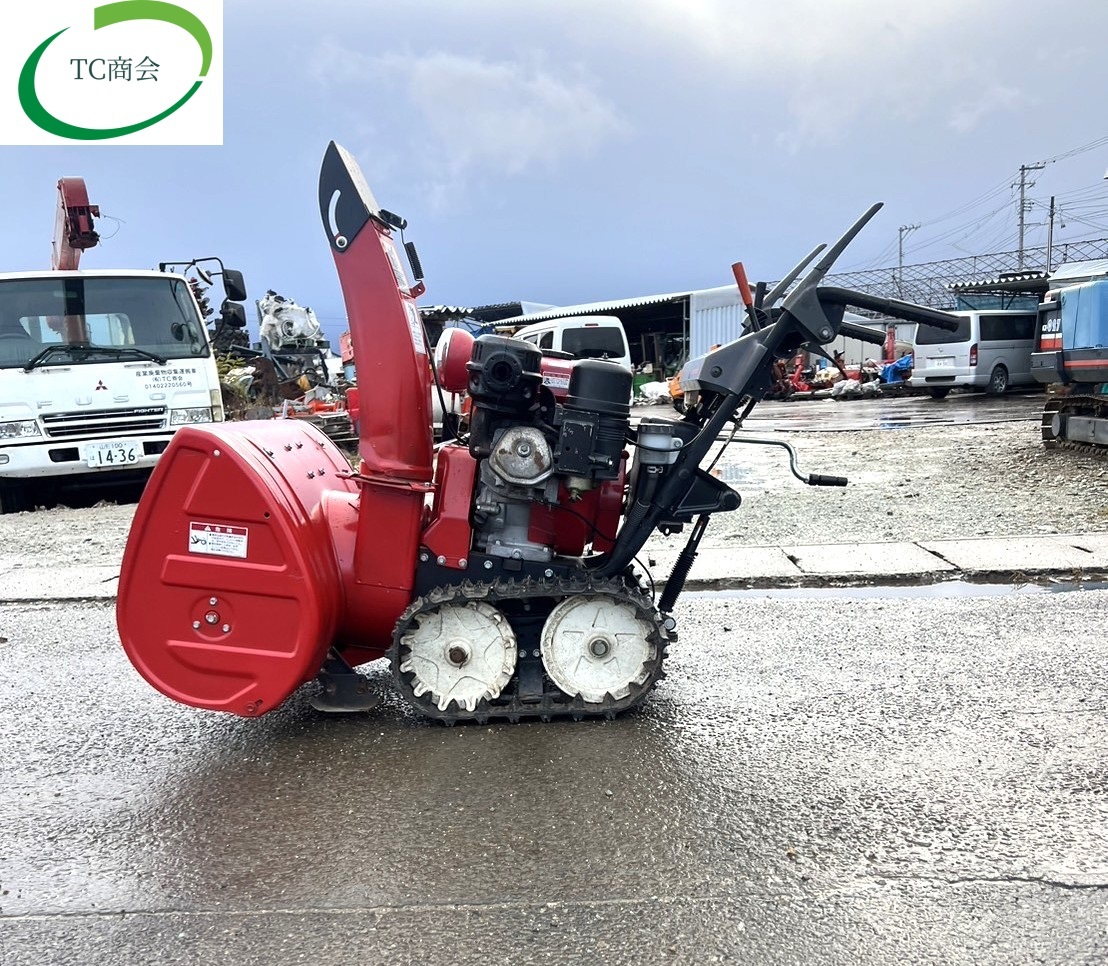 「中古」ホンダ 除雪機 HS870 スノーラ 最大 8馬力　バッテリー新品交換済み ガソリン セル リコイル 除雪 整備終了　[NO.141］