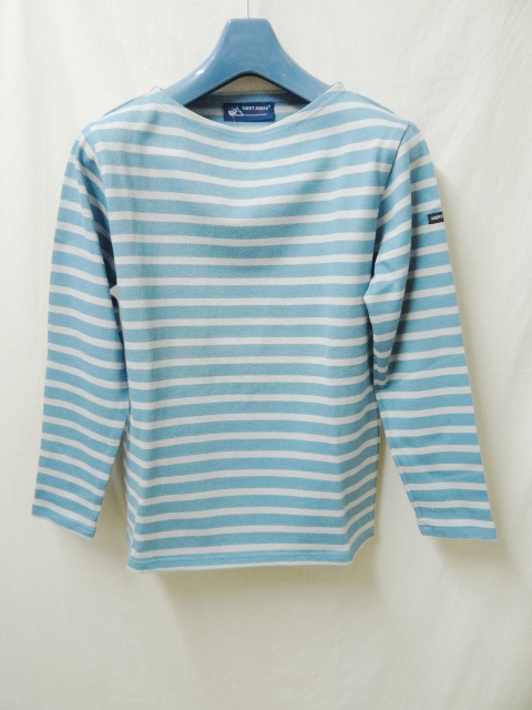 SAINT JAMES セントジェームス　新品未使用　OUESSANT ウエッソン　ST LO/BROUILLARD 　スモークブルー/グレー　T0サイズ　フランス制