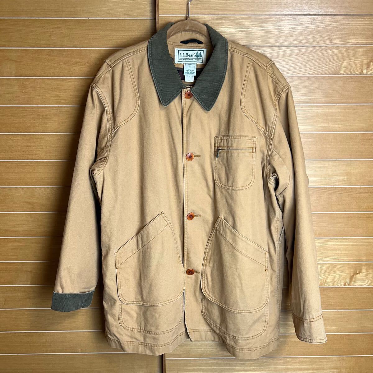 L.L.Bean （エルエルビーン）ハンティングジャケット L ライナー付き ダック