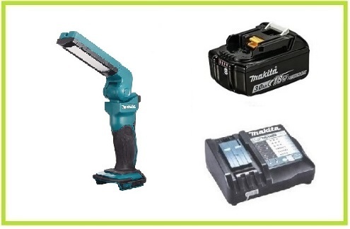 マキタ 14.4V/18V兼用充電式LEDワークライト ML801+充電器(DC18RF)[USB端子付]+バッテリ(BL1830B)[3.0Ah]【日本国内・マキタ純正品・新品】
