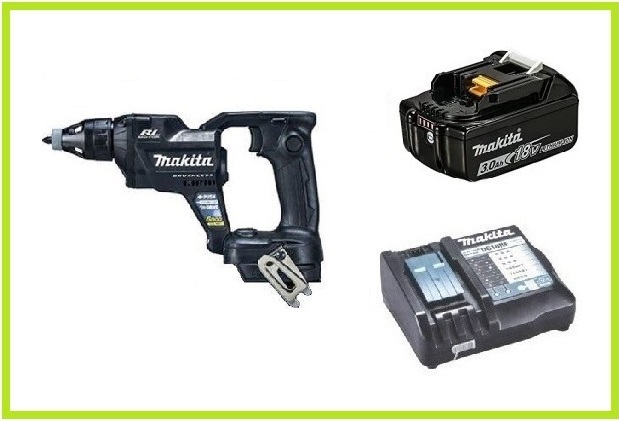 マキタ 18V 充電式スクリュードライバ FS600DZB(黒)+充電器(DC18RF)[USB端子付]+バッテリ(BL1830B)[3.0Ah]【日本国内・マキタ純正品】