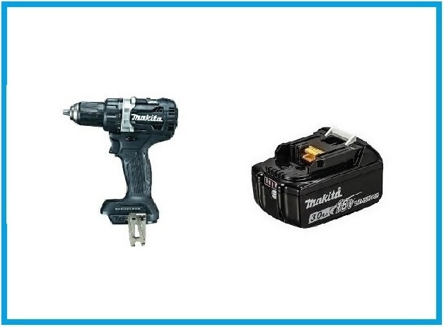 マキタ 18V 充電式ドライバドリル DF484DZB(黒)+バッテリ(BL1830B) [充電器・ケース別売]【日本国内・マキタ純正品・新品/未使用】
