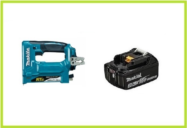 マキタ 18V 充電式タッカ ST112DZK(ケース付)+バッテリ(BL1830B) [充電器別売]【日本国内・マキタ純正品・新品/未使用】
