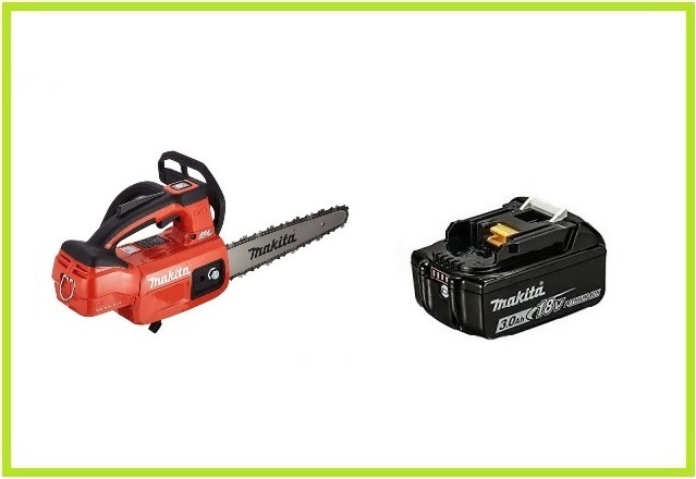 マキタ 250mm 18V 充電式チェンソー MUC254CDZR+バッテリ(BL1830B) [充電器別売]【日本国内・マキタ純正品・新品/未使用】