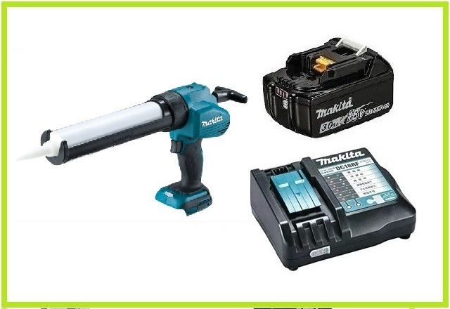 マキタ 18V 充電式コーキングガン CG180DZ+充電器(DC18RF)[USB端子付]+バッテリ(BL1830B)[3.0Ah]【ホルダー別売】
