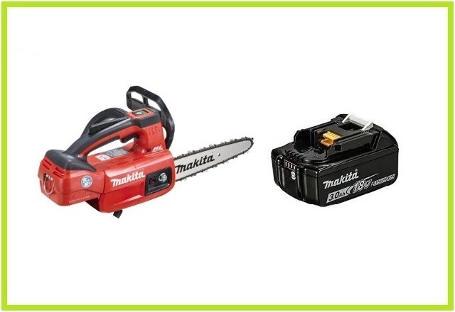 マキタ 200mm 18V 充電式チェンソー MUC204CDZR+バッテリ(BL1830B) [充電器別売]【日本国内・マキタ純正品・新品/未使用】