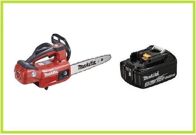 マキタ 250mm 18V 充電式チェンソー MUC254HDZR+バッテリ(BL1830B) [充電器別売]【日本国内・マキタ純正品・新品/未使用】