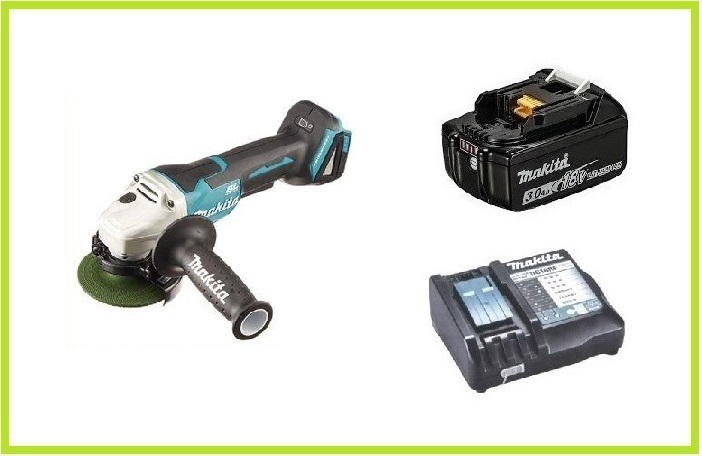 マキタ 18V 充電式ディスクグラインダ GA408DZ+充電器(DC18RF)[USB端子付]+バッテリ(BL1830B)[3.0Ah]【日本国内・純正品・新品】