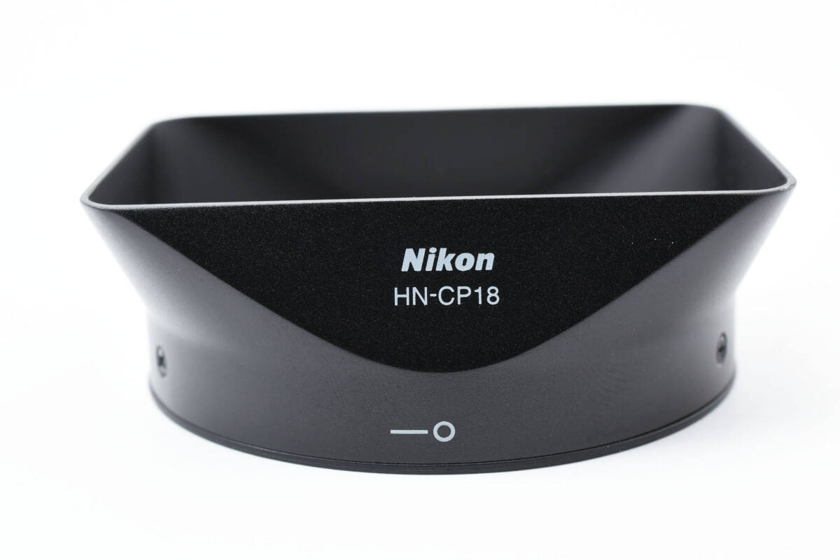 Nikon - Nikon UR-E24 レンズフード HN-CP18セット シルバー Nikon UR-E24 Filter Adapter and HN-CP18 Lens Hood Set 25875 B&H