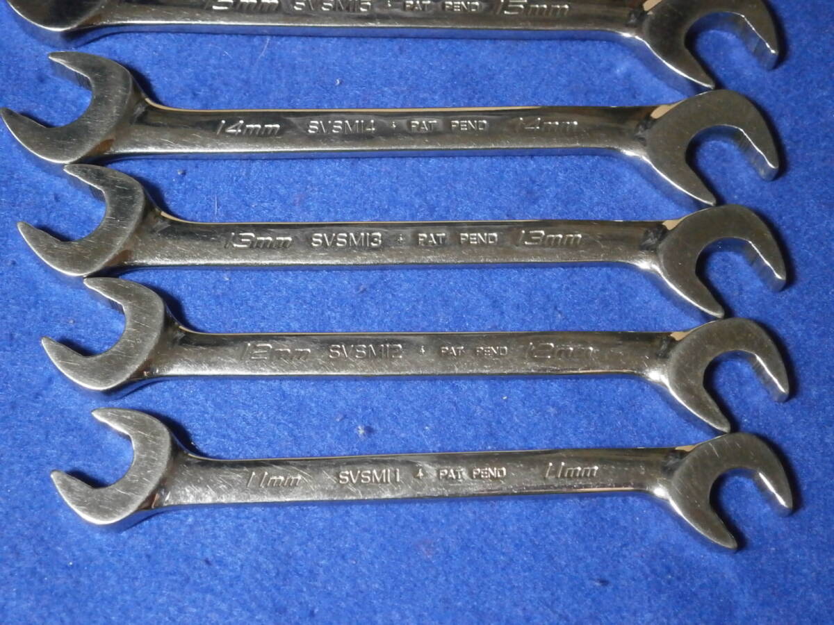 Snap-on スナップオン ギザ付きアングル スパナ 6本セット 11mm Snap-on スナップオン ギザ付きアングル スパナ 6本セット 11mm
